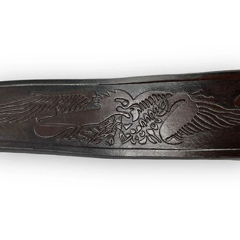 Wrangler western leather